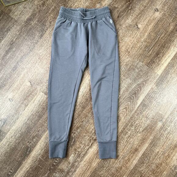 Free People Sunny Skinny Joggers Sweat Pants Grey - Picture 1 of 5